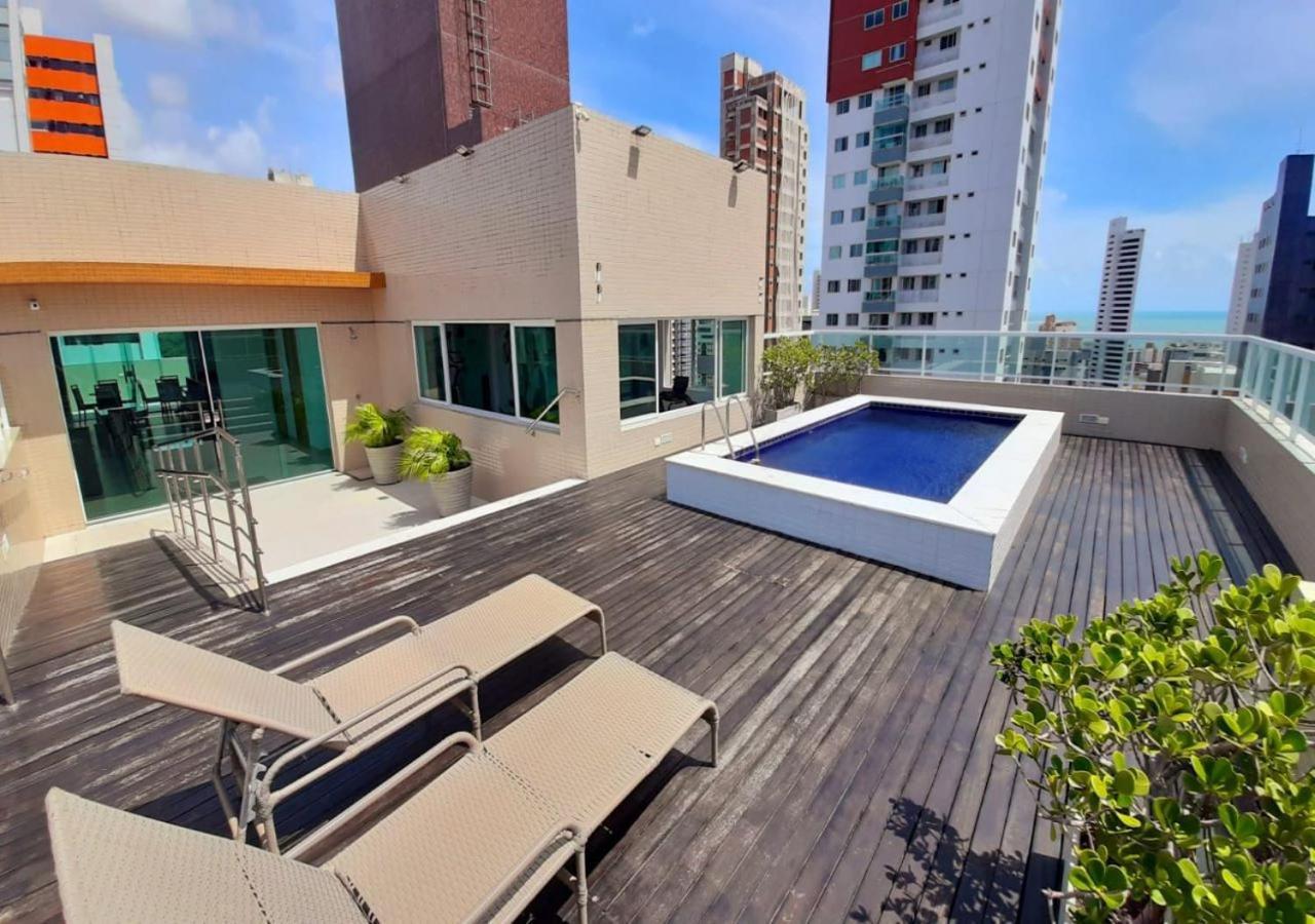 Villazul Lorenzo Di Credi - Andar Alto, Vista Mar, Tambau João Pessoa Kültér fotó